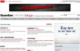 Guardian Unlimited Blogs