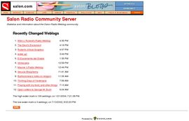 Recently Changed Weblogs