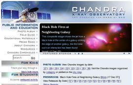 The Chandra X-ray Observatory Center :: Gateway to the Universe of X-ray Astronomy!