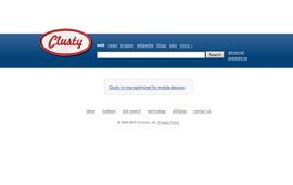 Clusty the clustering search engine