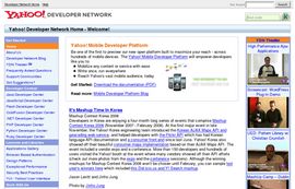 Yahoo! Developer Network Home - Welcome!