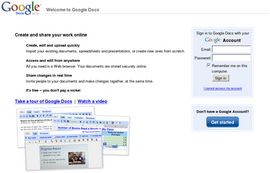 Welcome to Google Docs & Spreadsheets