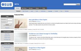 dotSUB.com ~ Any film in any language.