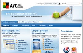 AVG Free Advisor: Free anti-virus, anti-spyware and anti-malware tools