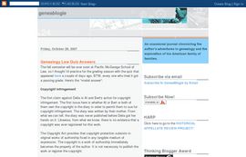 GeneaBlogie
