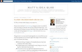 Matt's Idea Blog