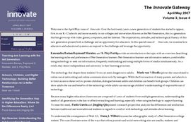 Innovate - August/September 2007
Volume 3, Issue 6