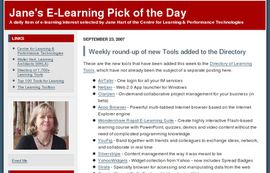 Jane's E-Learning Pick of the Day