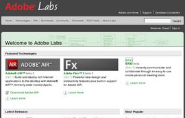 Adobe Labs - Homepage