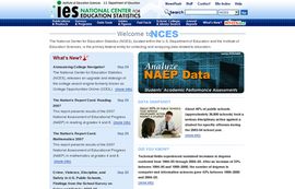 National Center for Education Statistics (NCES) Home Page, a part of the U.S. Department of Education