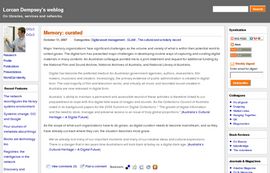 Lorcan Dempsey's weblog