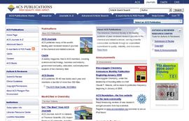 ACS Publications Home Page: High Quality. High Impact.