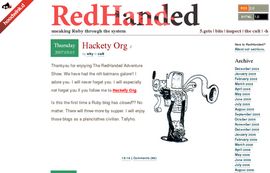 RedHanded &raquo; sneaking Ruby through the system