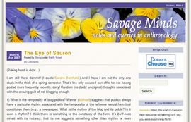 Savage Minds: Notes and Queries in Anthropology — A Group Blog