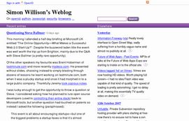 Simon Willison’s Weblog