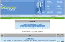 The Best on the Web for TeachersThe Top 400 Teacher Resource Web Sites- Lesson Plans, Worksheets