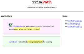 TrimPath - open source rich web applications and components