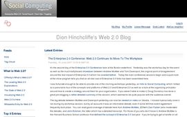 Dion Hinchcliffe's Web 2.0 Blog
