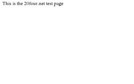Test page