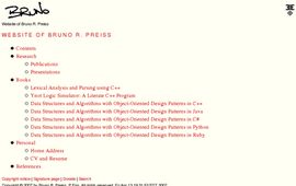 Website of Bruno R. Preiss