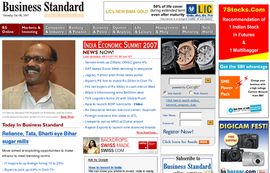 Business Standard :: Business News, Business World, India Stock News, Mumbai Stock, Market Index, India Business, India Economy, Corporate Result, Budget, Trade, Events, Technology, Cars, Bikes, Retail, Buy, Sell, Shop, SMS, Regional News, Corporate Resul