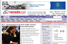 canada.com - Canadian news, entertainment, television, newspapers, free email and more