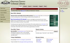 Welcome | Christian Classics Ethereal Library