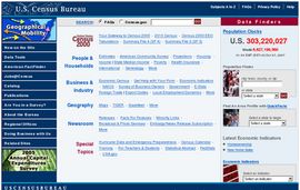 Census Bureau Home Page