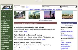 City of Austin - Austin City Connection: Home Page