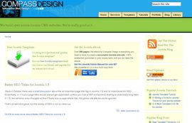 Free Joomla Templates, Themes and Joomla Tutorial for Building a Joomla Web Site::Compass Design