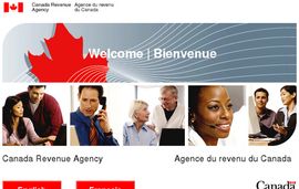 Welcome to the Canada Revenue Agency / Bienvenue &agrave; l'Agence du revenu du Canada