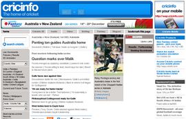Cricinfo.com - The Home of Cricket