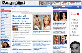 Daily Mail, Mail on Sunday, news, sport, showbiz, health, femail, comment |  the Daily Mail
