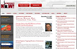 Democracy Now!: radio and TV news