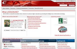  EDUCAUSE Home Page | About EDUCAUSE | EDUCAUSE