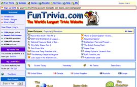 Fun Trivia Quizzes - World's Largest Trivia and Quiz Site!
