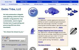 Gecko Tribe, LLC: RSS & Atom Feed Tools, Chess, T-shirts and More