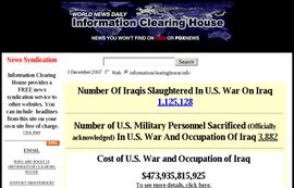 INFORMATION CLEARING HOUSE. NEWS, COMMENTARY & INSIGHT
