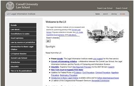 LII / Legal Information Institute @ Cornell Law School
