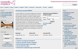 Leonardo ENERGY | The Global Community for Sustainable Energy Professionals