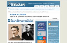 
  lifehack.org 
   : Productivity, Getting Things Done and Lifehacks Blog