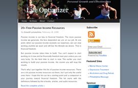 Personal Growth and Effectiveness at Life Optimizer