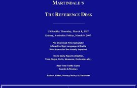 Martindale's 'The Reference Desk' - International Art, Business, Science & Technology