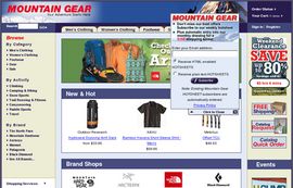 MountainGear.com; Outdoor gear and clothing for climbing, hiking, skiing, camping & backpacking.