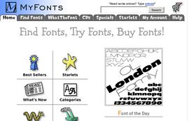 Find, try, buy and download fonts online : MyFonts