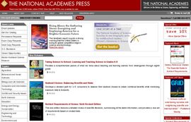 The National Academies Press Home Page