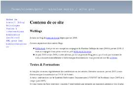 /home/nicomo/pro/ 