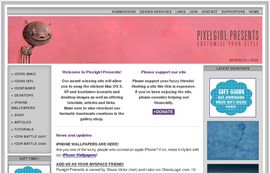 Pixelgirl Presents Free Icons, Desktops and Gallery Shop!