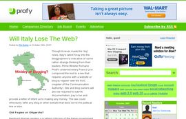 Profy.Com - Web 2.0 multi-author blog
