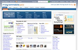 ProgrammableWeb: Mashups and the Web as Platform